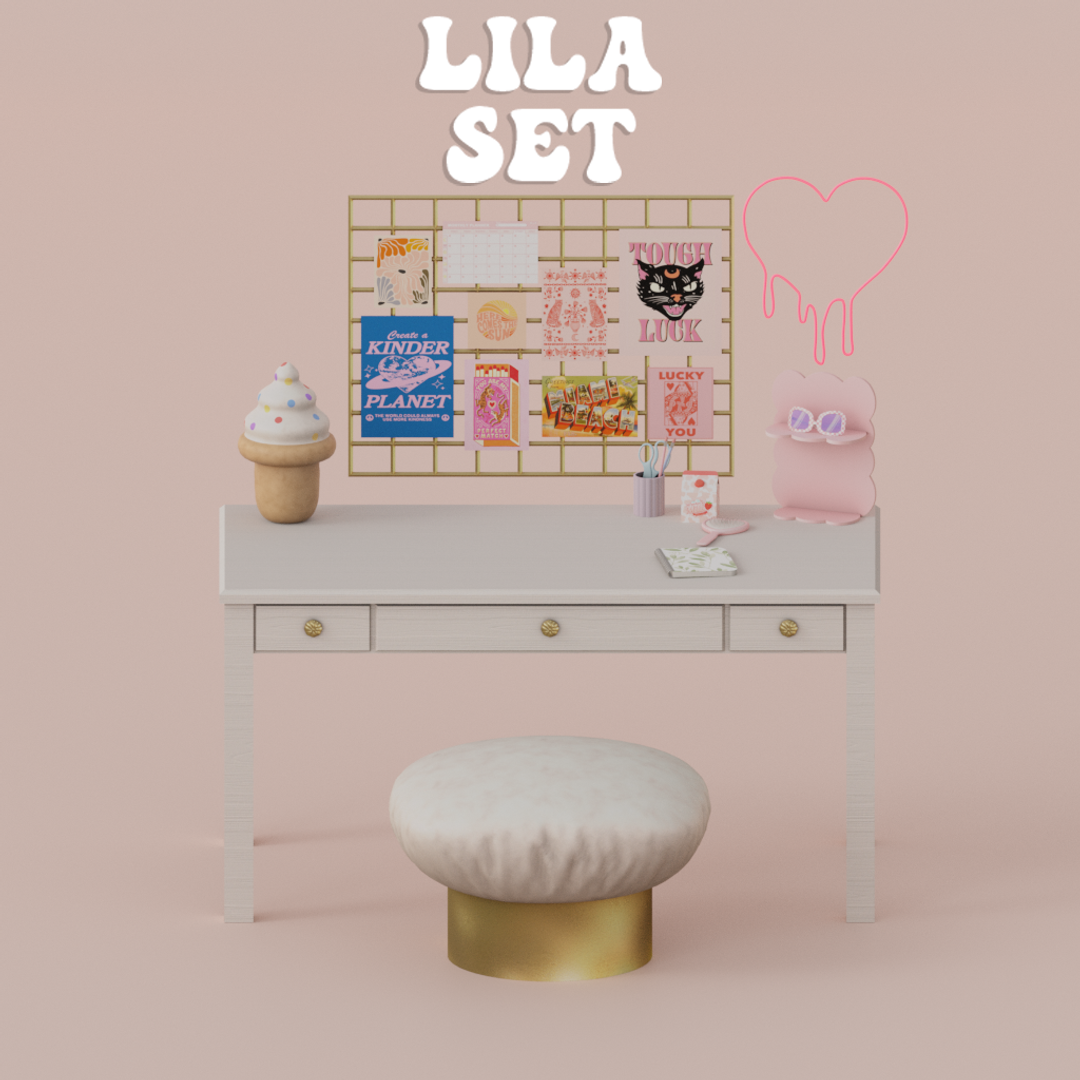Скриншот мода Туалетный столик Lila Set